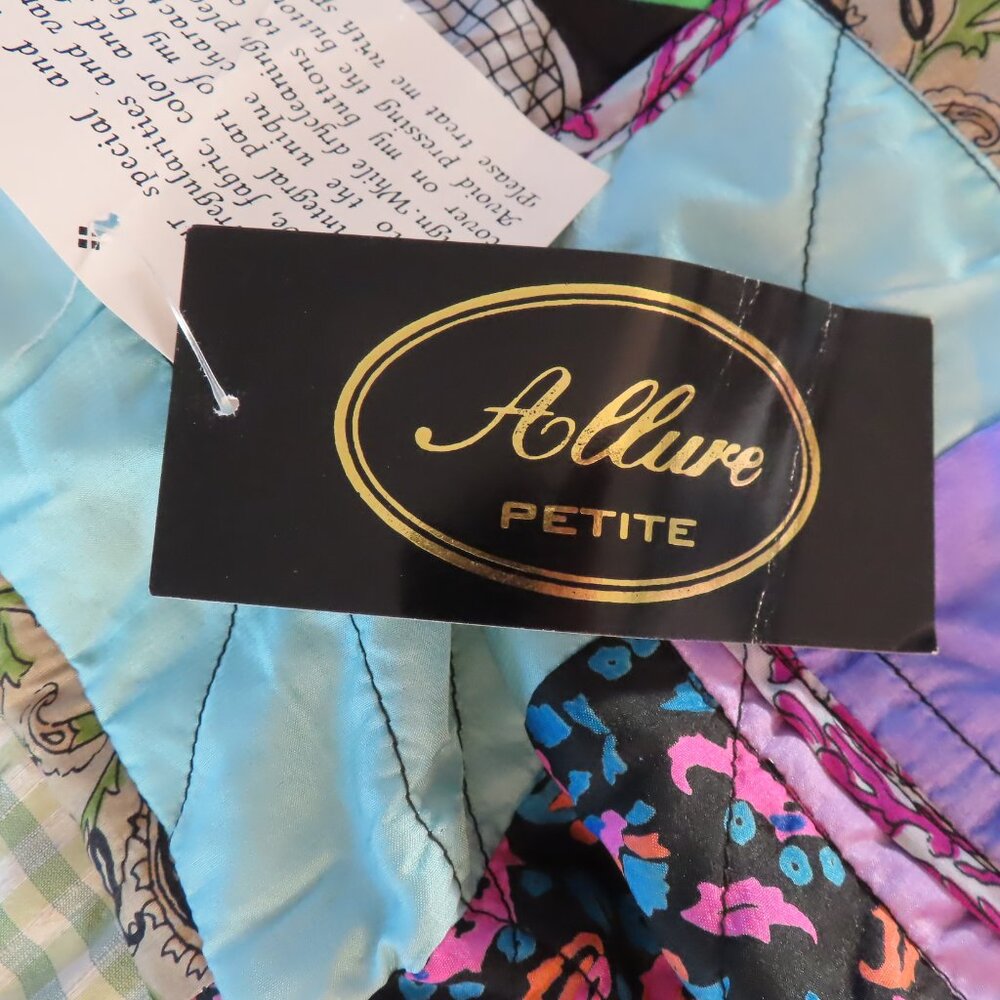 NWT Allure Reversible Colorful Patchwork Jacket P… - image 9